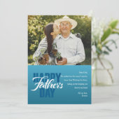 Verjaardagskaart Vaderdag Foto Kaart (Staand voorkant)