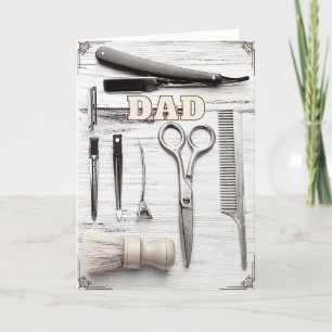 Verjaardagskaart Vaderdag Kapper Grappige Kaart
