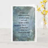 Verjaardagskaart Vader's Guiding Light Kaart (Gele Bloem)