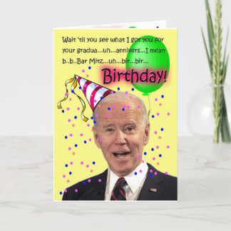 Verjaardagskaart van Biden Kaart