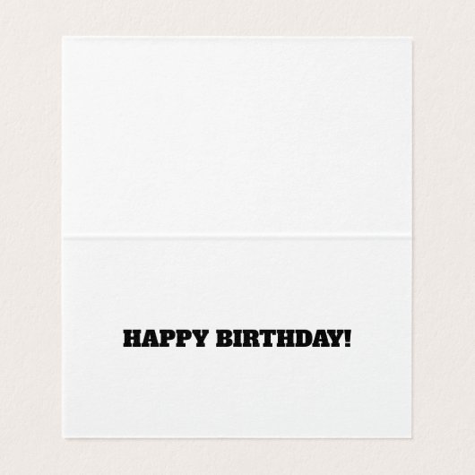 Verjaardagskaart van Bologna Kaart (Binnenkant ongevouwen)