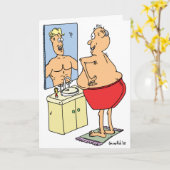 verjaardagskaart van het man kaart (Gele Bloem)