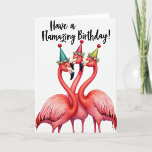 Verjaardagskaart van Joyful Bird Trio Kaart