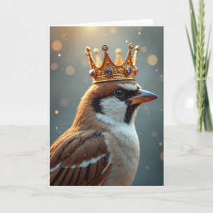 Verjaardagskaart van Koninklijke Vogel Kaart