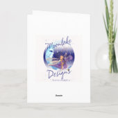 Verjaardagskaart van neef met gember cupcake kat kaart (Achterkant)