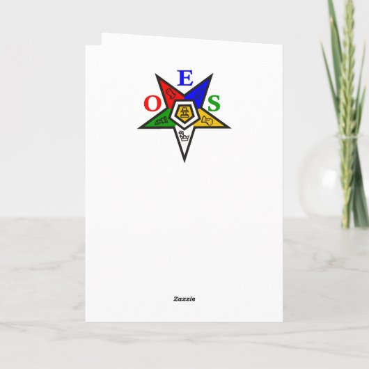 Verjaardagskaart van OES Kaart (Achterkant)