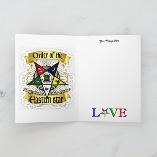 Verjaardagskaart van OES Kaart (Binnen)