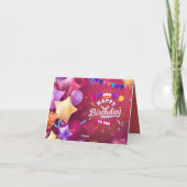 Verjaardagskaart - Verjaardag wenskaart Kaart (Achterkant)