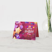 Verjaardagskaart - Verjaardag wenskaart Kaart (Voorkant)