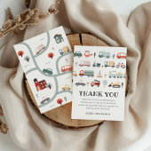 Verjaardagskaart Vlakke Vervoer Bedankt