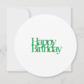 verjaardagskaart voor 1908 kaart (Achterkant)