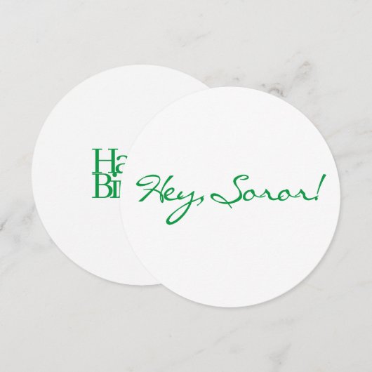 verjaardagskaart voor 1908 kaart (Voorkant / Achterkant)