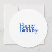 verjaardagskaart voor 1920 kaart (Achterkant)