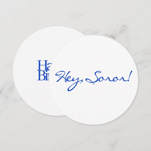 verjaardagskaart voor 1920 kaart (Voorkant / Achterkant)