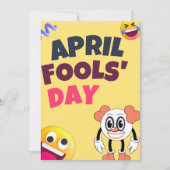 Verjaardagskaart voor 1 april kaart (Voorkant)