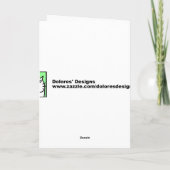 Verjaardagskaart voor 3-jarige kaart (Achterkant)