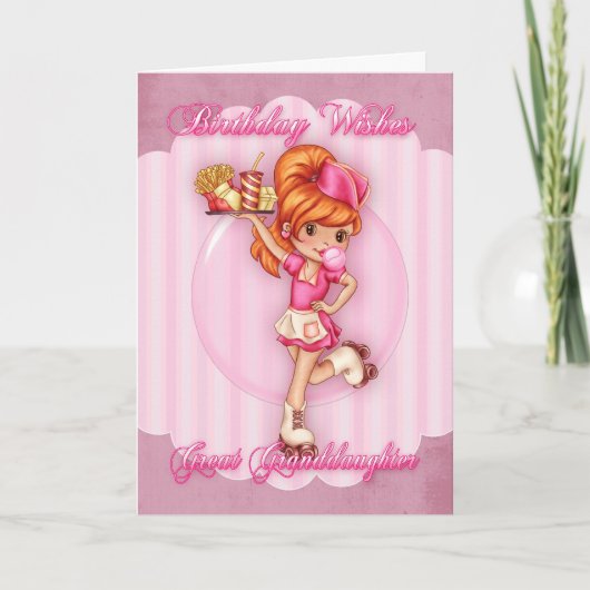 Verjaardagskaart voor achterkleinkinderen - schatt kaart (Voorkant)