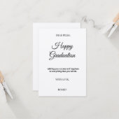 Verjaardagskaart VOOR AFSCHUDENIS Kaart (Voorkant / Achterkant in situ)