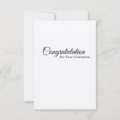 Verjaardagskaart VOOR AFSCHUDENIS Kaart (Achterkant)