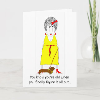 Verjaardagskaart voor Baby Boomer Kaart