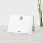 Verjaardagskaart voor baby kaart (Achterkant)