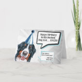 Verjaardagskaart voor Berner Sennenhond Kaart (Voorkant)