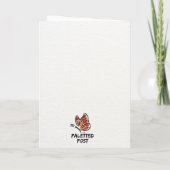 Verjaardagskaart voor bijen kaart (Achterkant)