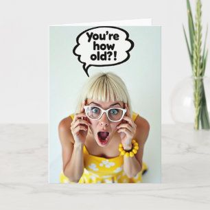Verjaardagskaart voor blonde vrouw kaart
