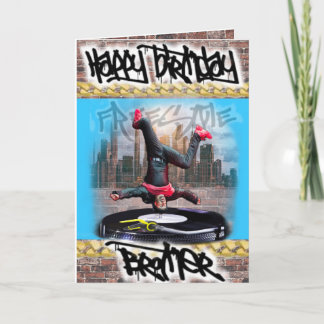 Verjaardagskaart voor broer kaart