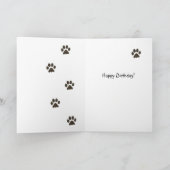 verjaardagskaart voor cupcake cat kaart (Binnen)