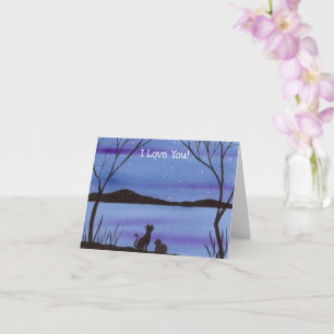 Verjaardagskaart voor de 'Cool Cat' Kaart