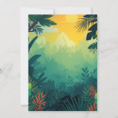 Verjaardagskaart voor dinosauruskinderen kaart (Achterkant)