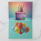 Verjaardagskaart voor dochter kaart (Binnen)