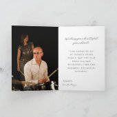 Verjaardagskaart voor drummer (te laat) kaart (Binnen)