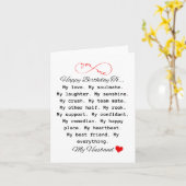 Verjaardagskaart voor echtgenoot kaart (Gele Bloem)