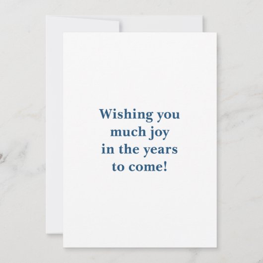 Verjaardagskaart voor een gezellige strandvakantie kaart (Achterkant)