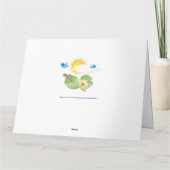 Verjaardagskaart voor een kind met de leeftijd van kaart (Achterkant)