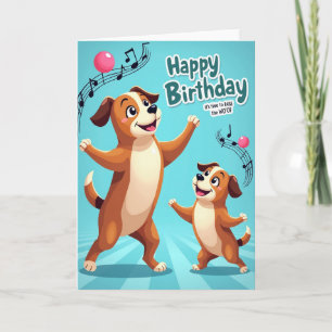 Verjaardagskaart voor een lieve hond kaart