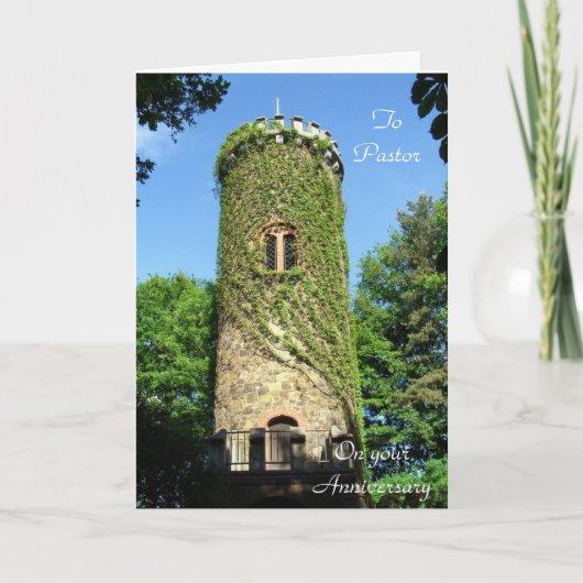 Verjaardagskaart voor een predikant kaart (Voorkant)