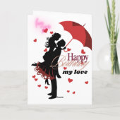 Verjaardagskaart voor een stel kaart (Achterkant)