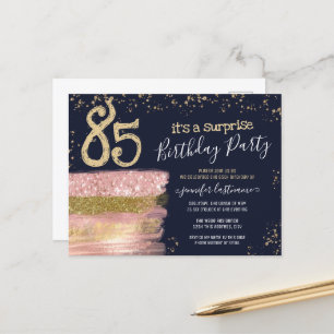 Verjaardagskaart voor een verrassingsfeestje met g briefkaart
