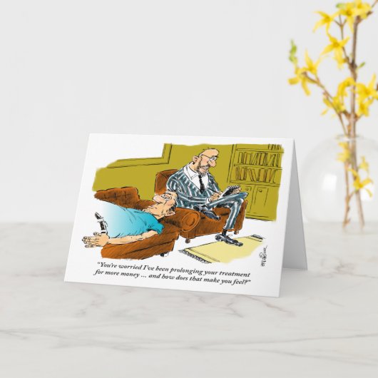 Verjaardagskaart voor groep therapeuten kaart (Gele Bloem)