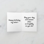 verjaardagskaart voor haar kaart (Binnen)