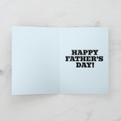 VERJAARDAGSKAART VOOR HEMD EN STROPDAS VOOR VADERD KAART (Binnen)