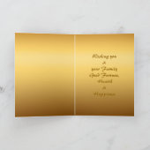 Verjaardagskaart voor het jaar van de hond met Kor Kaart (Binnen)