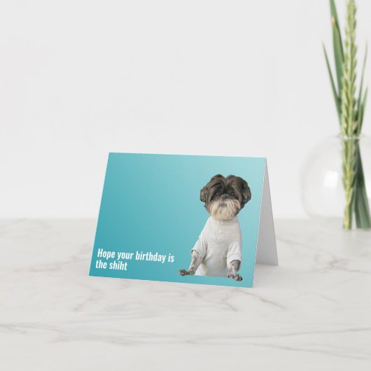 Verjaardagskaart voor honden kaart (Voorkant)