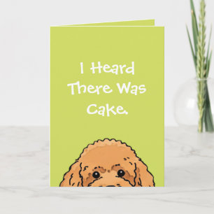 Verjaardagskaart voor hondenliefhebbers Cute Poo Kaart