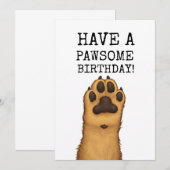 Verjaardagskaart voor hondenliefhebbers – Je hebt Kaart (Voorkant / Achterkant)