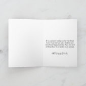 Verjaardagskaart voor huisjubileum verwijzingskaar kaart (Binnen)