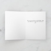 Verjaardagskaart voor juli met ridderspoor, de blo kaart (Binnen)